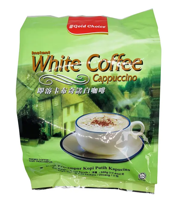 GoldChoice Inst White Coffee -Cappuccino 金宝即溶卡布奇诺白咖啡 24x25g\20