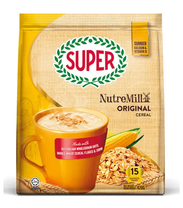 Super NutreMill 3in1 Original Cereal Super超级原味麦片 24x20x30g