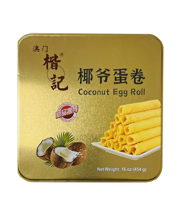 Macau Kaiji Coconut Egg Roll 澳门楷记 椰爷蛋卷 12x454g