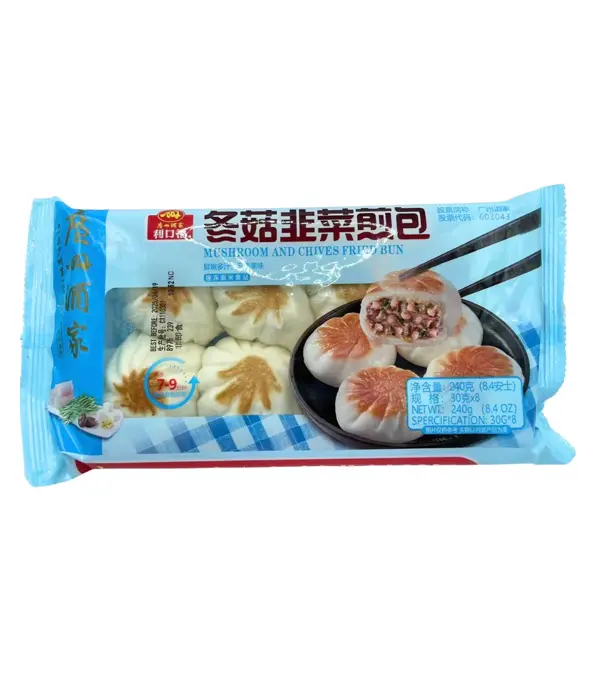 LiKouFu Mushroom and Chives Fried Bun 利口福 冬菇韭菜煎包 24x240g