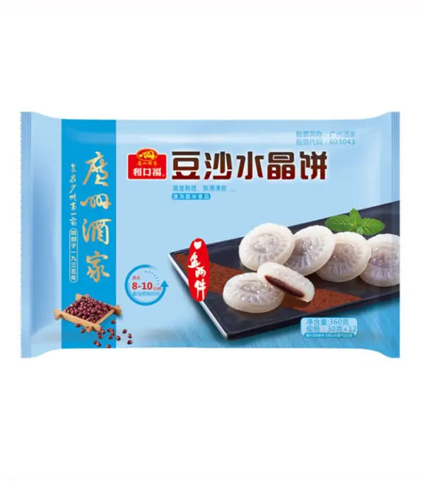 LiKouFu Steamed Cake with Bean Paste  利口福 豆沙水晶饼 28X360g