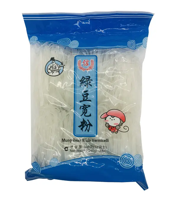 TRUST Mung Bean Wide Vermicelli 信牌 绿豆宽粉 30x12oz