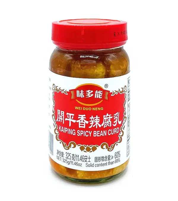 WDN Kaiping Spicy Bean Curd 味多能 开平香辣腐乳 36x335g