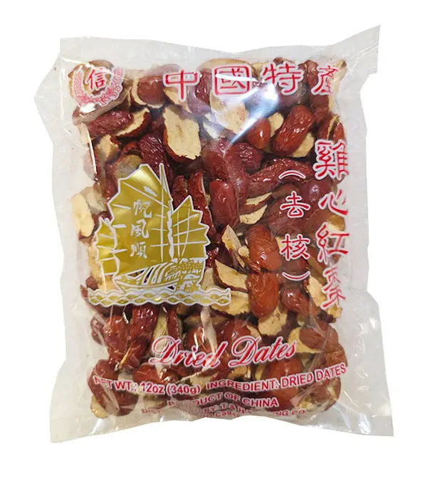 TRUST Dried Red Dates - Seedless 信牌 去核鸡心红枣40x12oz