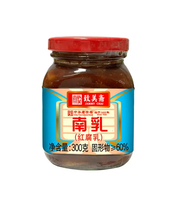 JammyChoi Red Fermented Tofu 致美斋 南乳 12X10.5oz