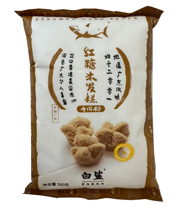 White Shark Steamed Rice Cake Mix 白鲨 红糖发糕粉 20x500g