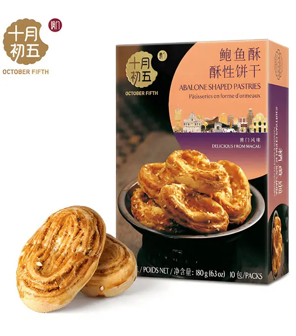 October Fifth Abalone Shaped Pastries 十月初五鲍鱼酥 24x180g