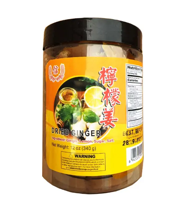 TRUST Dried Ginger 信牌 柠檬姜 24x12oz