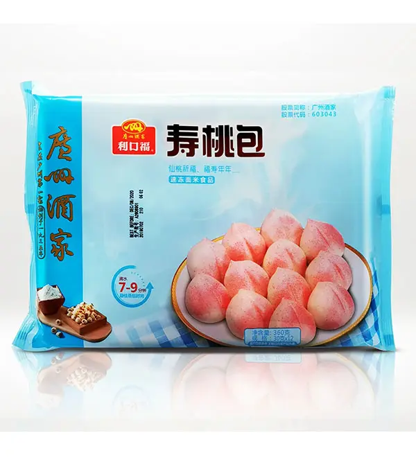LiKouFu Longevity Peach Bun 利口福 寿桃包 16x360g