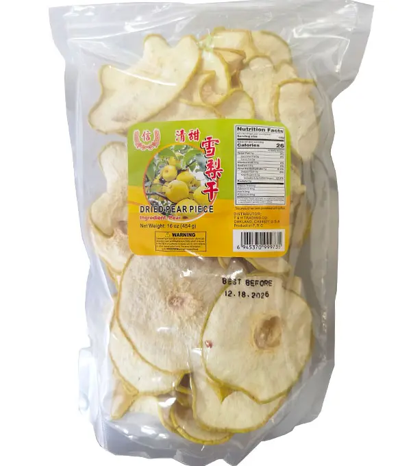 TRUST DRIED PEAR PIECE 信牌 清甜雪梨干 18 x 454g
