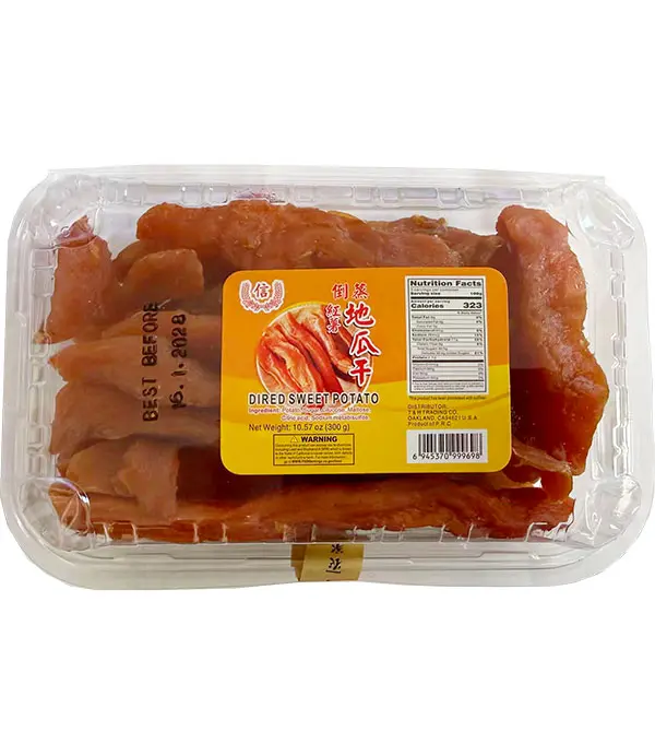 TRUST DRIED SWEET POTATO 信牌 倒蒸红薯地瓜干 25 x 300G