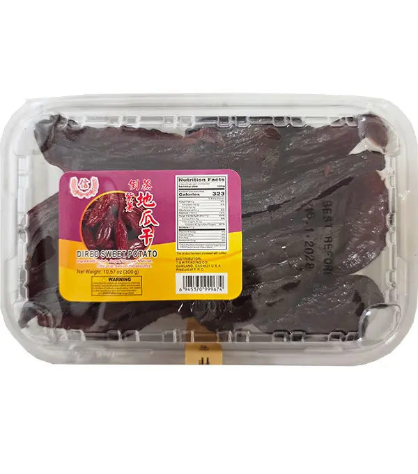 TRUST DRIED SWEET POTATO 信牌 倒蒸紫薯地瓜干 25 x 300G