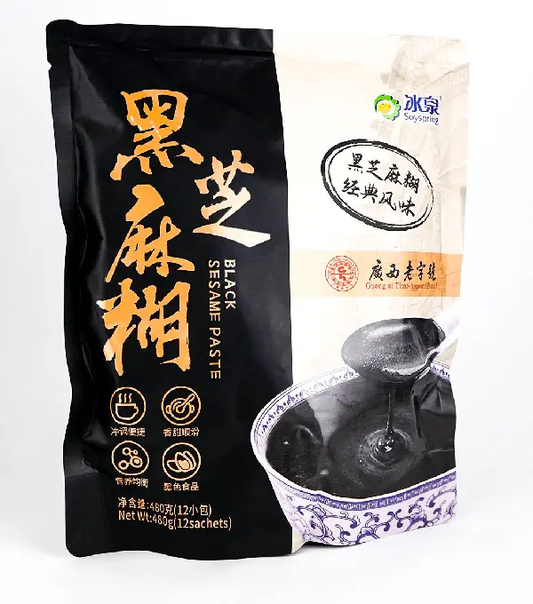 SOYSPRING Sesame Dessert 冰泉 速食黑芝麻糊 20x480g