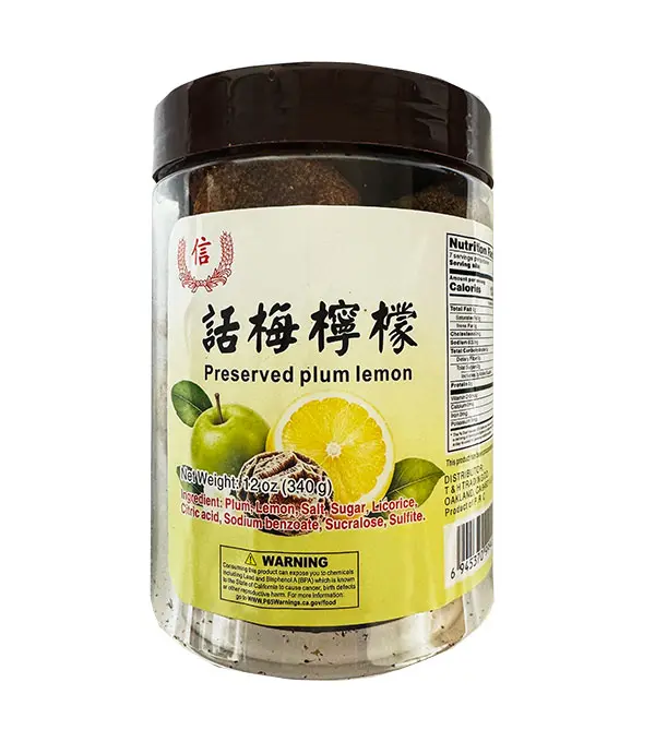 TRUST Dried Lemon 信牌 话梅柠檬 24x12oz 