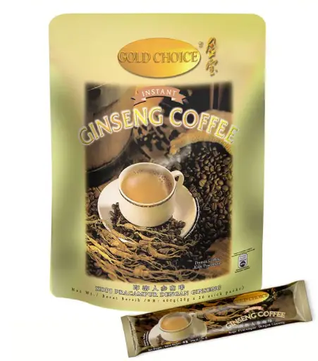 [20203] Gold Choice Inst Coffee - Ginseng 金宝即溶人参咖啡 24x20x20g 