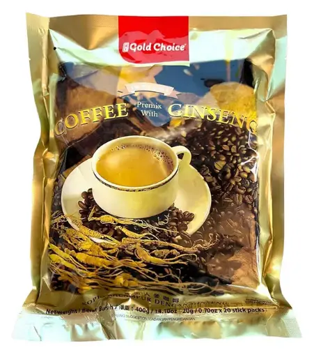 [20203] Gold Choice Inst Coffee - Ginseng 金宝即溶人参咖啡 24x20x20g