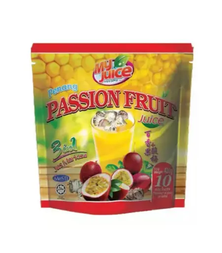 MY JUICE Passion Fruit Juice 3in 1 powder 酸梅百香果饮料 24x20x12g