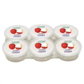[30101] COCON Pudding -  Lychee Flavor COCON 荔枝布丁 12/6/118g