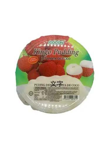 [30106] COCON Pudding - Kingo Pudding - Lychee Flavour COCON 大碗荔枝布丁 12x775g