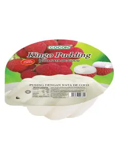 [30110] COCON Pudding - Kingo Pudding - Lychee Flavour COCON 大碗荔枝布丁 12x420g