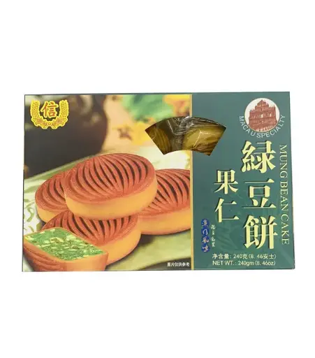 [30224] TRUST Mung BeanCake 信牌 澳门果仁绿豆饼 24x240g