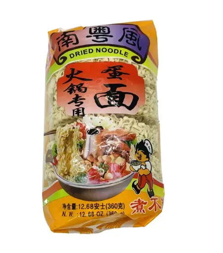 [50104] South Guangdong Style Dried Noodle - Hot Pot 南粤风 火锅专用蛋面 30x360g