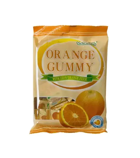 [60123] COCON Orange Gummy with 100% Juice COCON 橙果汁软糖 36x100g