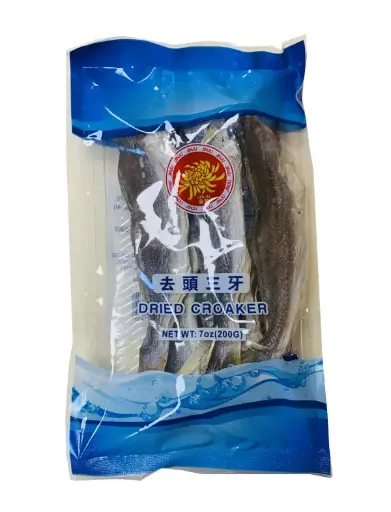 [80312] JINJU Dried Croaker 金菊 去头三牙 30X12OZ