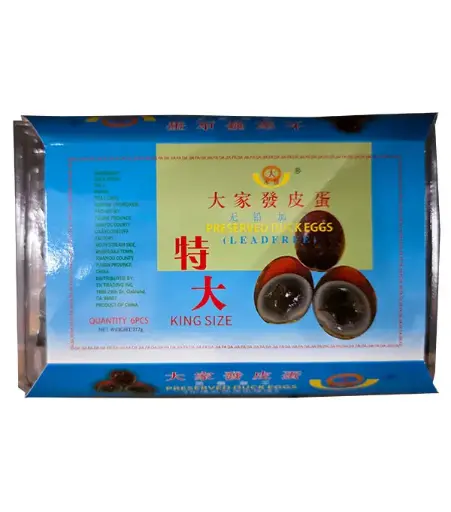 [70346] DaJiaFa Preserved Duck Eggs 大家发 无铅皮蛋 24x6pcs