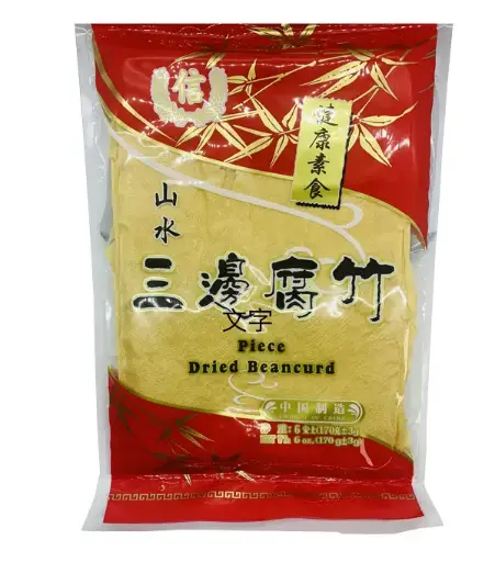 [406086] TRUST Dried Bean Curd - Piece 信牌 山水三边腐竹 50x170g