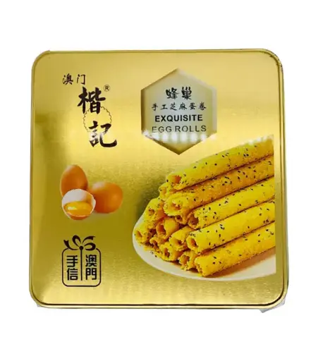 [30247] Macau Kaiji Sesame Egg Roll 澳门楷记 蜂巢芝麻蛋卷 12x16oz