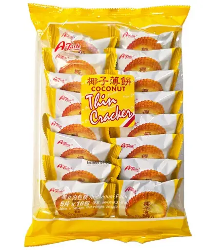 [30212] A-TASTE Coconut Thin Cracker A-TASTE 椰子薄饼 18x264g