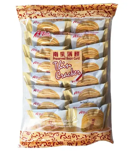 [30214] A-TASTE Preserved Bean Curd Thin Cracker A-TASTE 南乳薄饼 18x264g