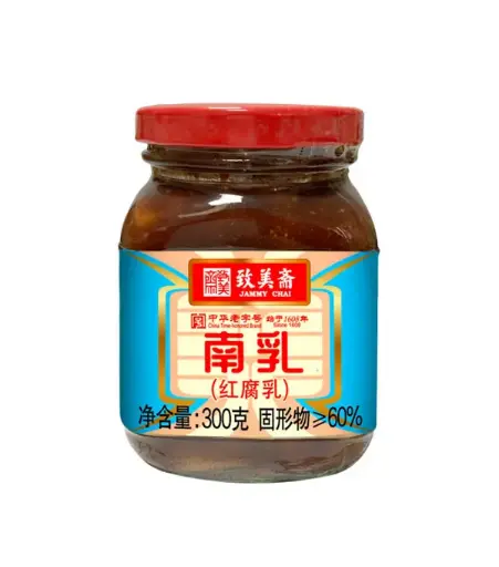 [60407] JammyChoi Red Fermented Tofu 致美斋 南乳 12X10.5oz