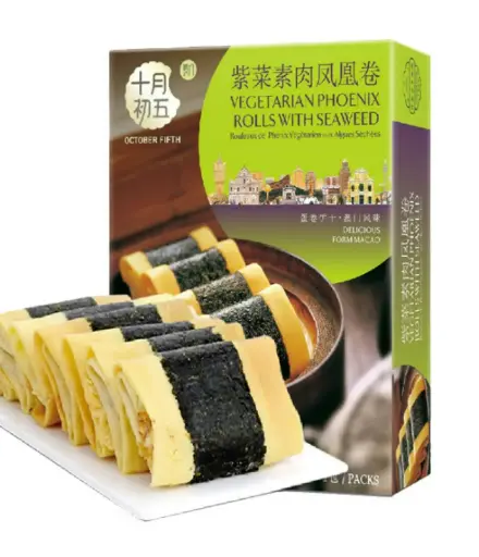 [30270] October Fifth Veget Phonenix Roll Seaweed 十月初五紫菜鳳凰卷 24x150g
