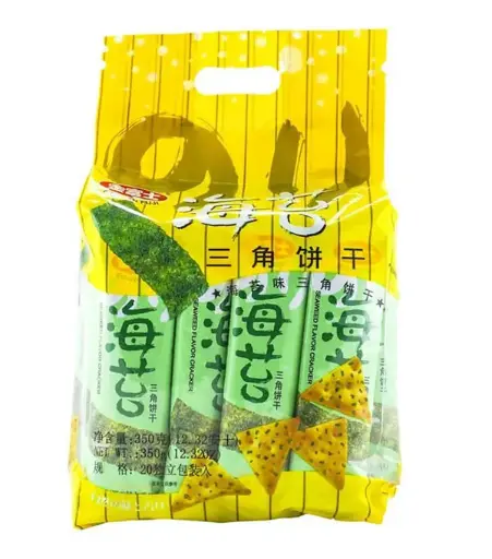 [30275] GoldenFuji Seaweed Triangle Biscuits 金富士 海苔三角饼 12x300g