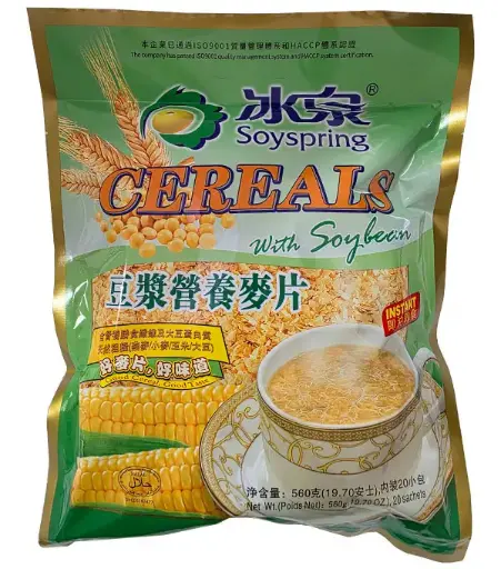 [20606] SOYSPRING Cereal - Soybean 冰泉 豆浆营养麦片 12x560g