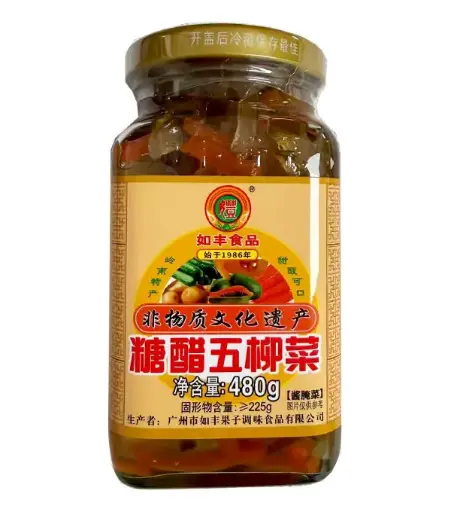 如丰 糖醋五柳菜 12 x 480g